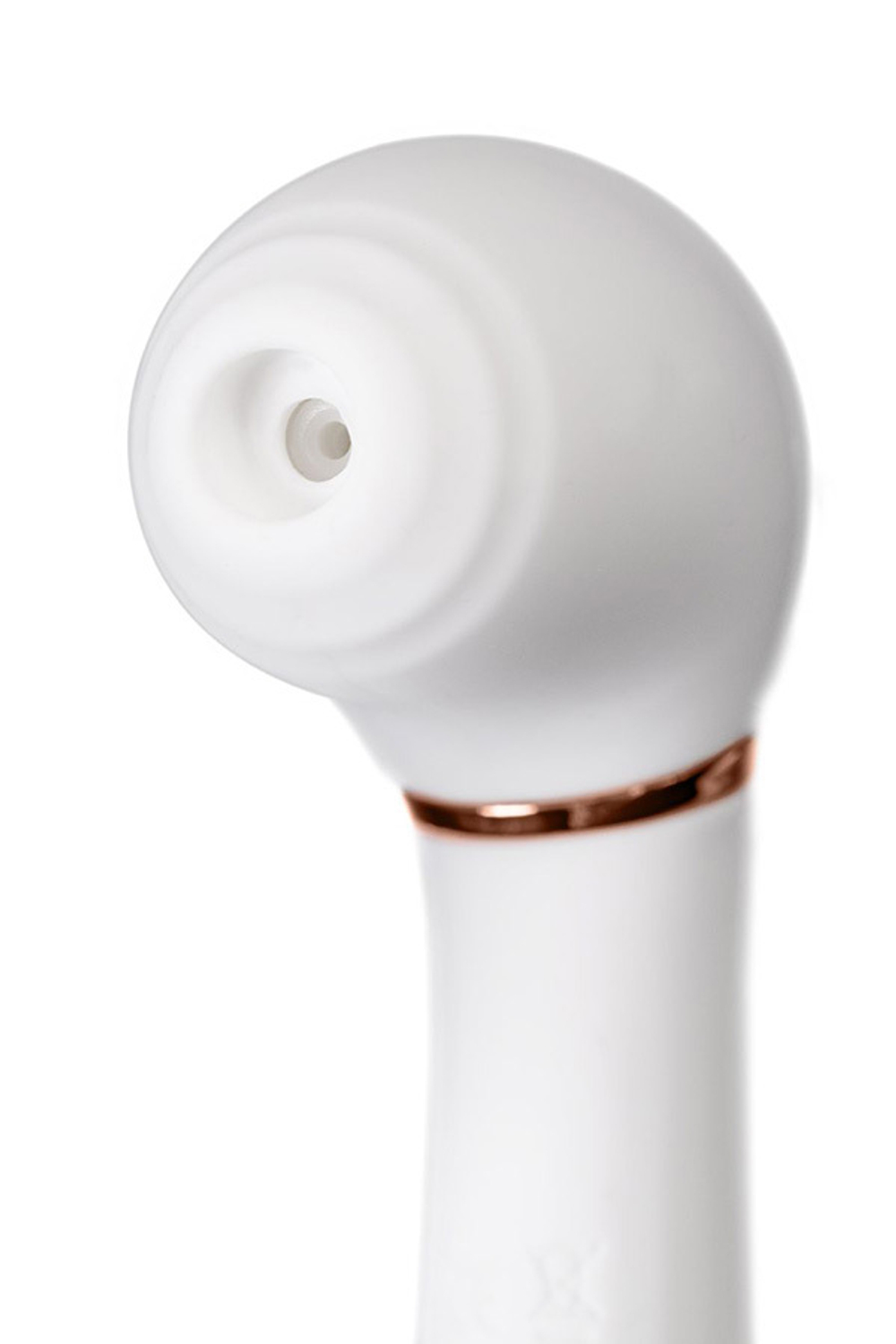 Белый вибратор с вакуумной стимуляцией 23см ToyFa Flovetta Jasmine 457714