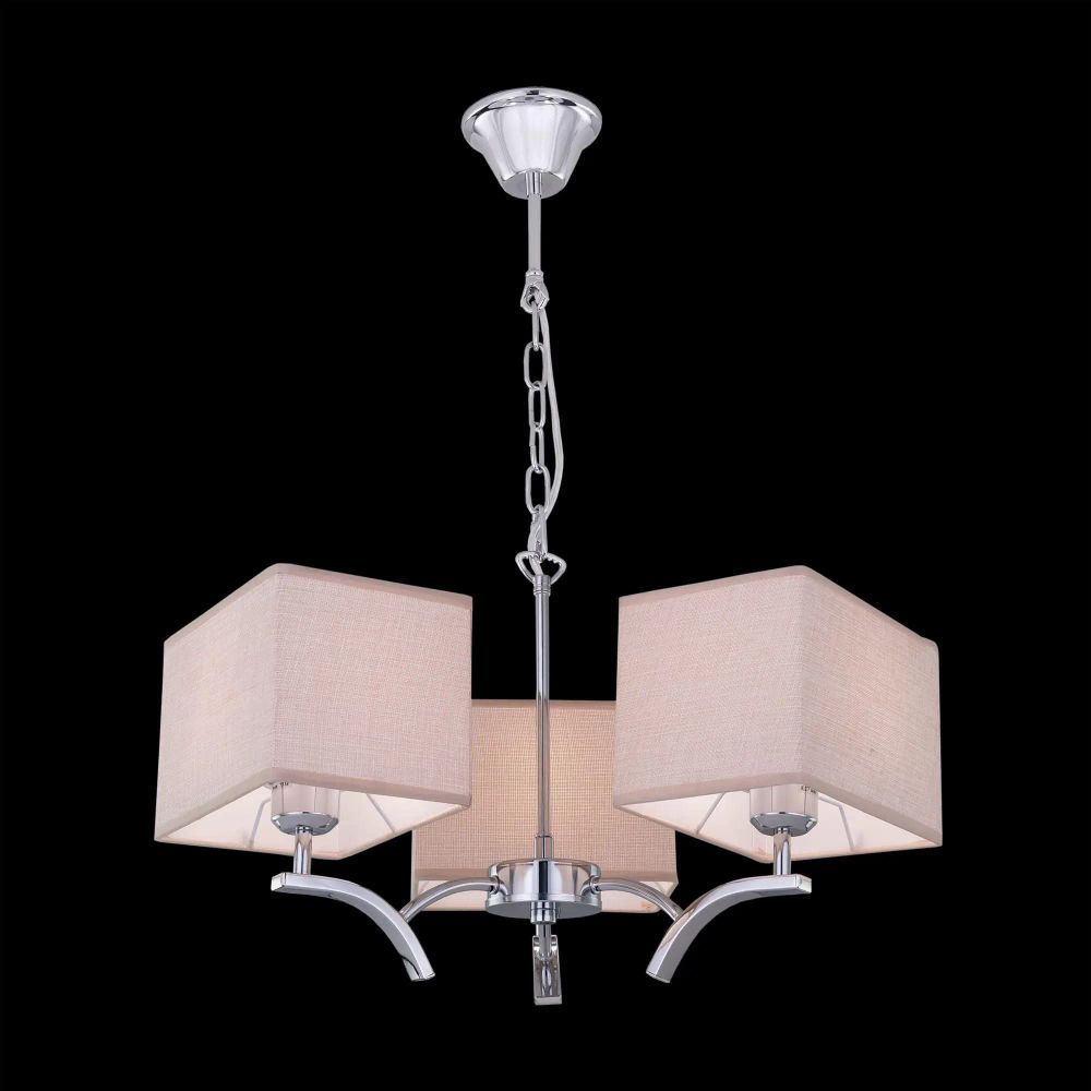 Citilux Эвора Квадро CL460231 Люстра с бежевыми абажурами