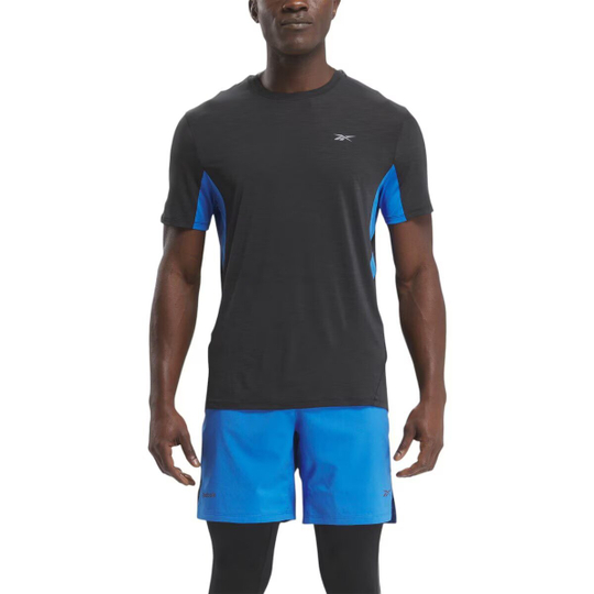 Футболка мужская Reebok CHILL ATHLETE 2.0 (Черно-Синяя)