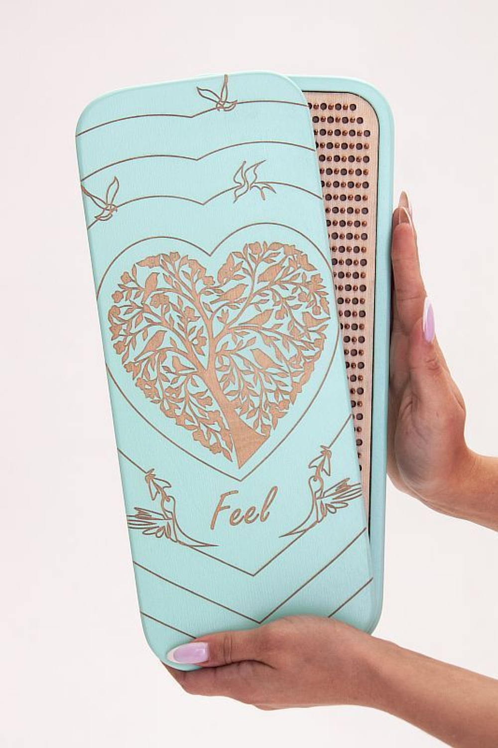 Доска садху Сердце медные гвозди