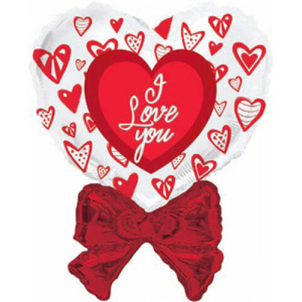 CTI М/ФИГУРА Сердце с бантом Красный