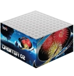 Батарея салютов Orbiter 02 (TB181) от Tropic, 100 залпов, 20 мм