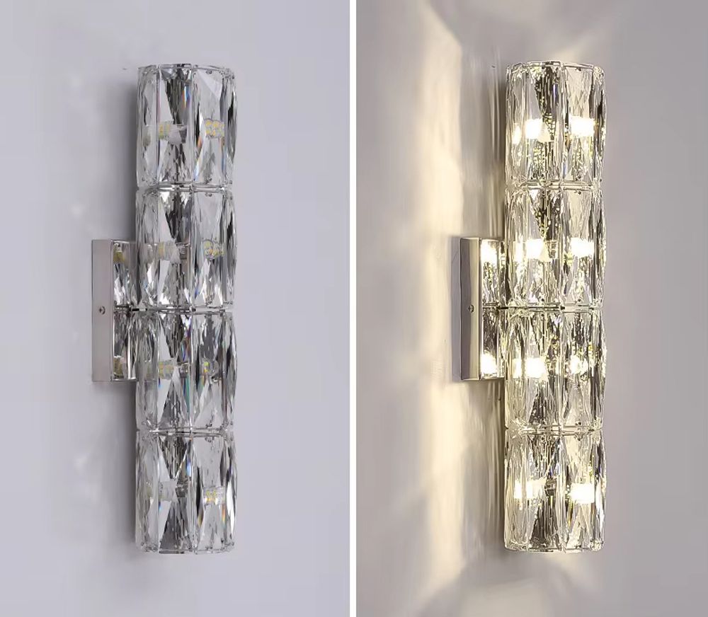 Настенный светильник A06W/4 silver/clear