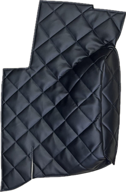 Коврики (утеплитель) под сиденья УАЗ 452 Буханка (чёрная нить ромб)