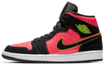 Кроссовки Jordan Air Jordan 1 Mid"Hot Punch" (Женская размерная сетка)