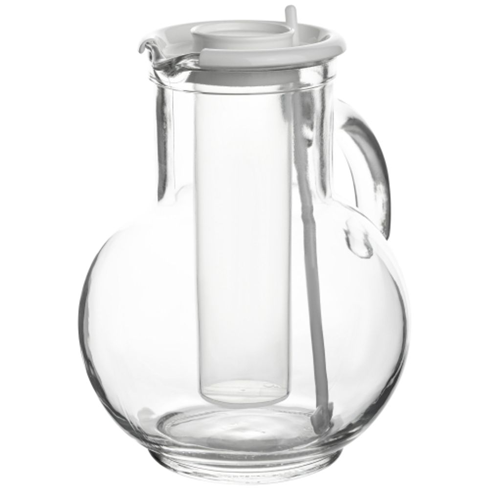 Кувшин Bormioli Rocco KUFRA 135729 стеклянный с белой крышкой 2150 мл | Bormioli Rocco