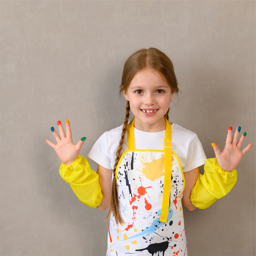Фартук для творчества с застёжкой фастекс. Феерия красок