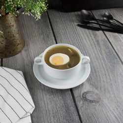 Бульонная пара 320 мл d 11 см h5,5 см белая   Stackable P.L. Proff Cuisine [6]