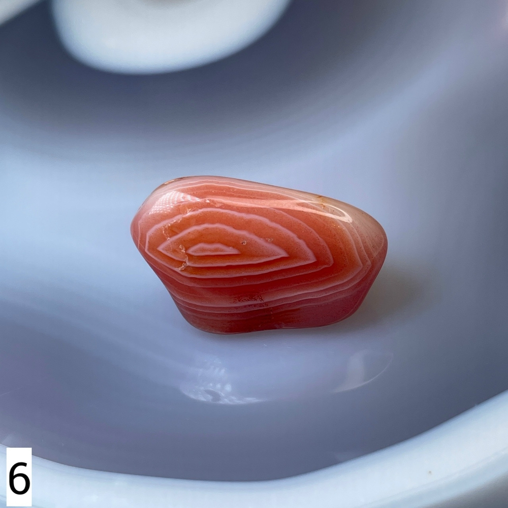64281 Агат персиковый Галтовка 25-29мм №6--44