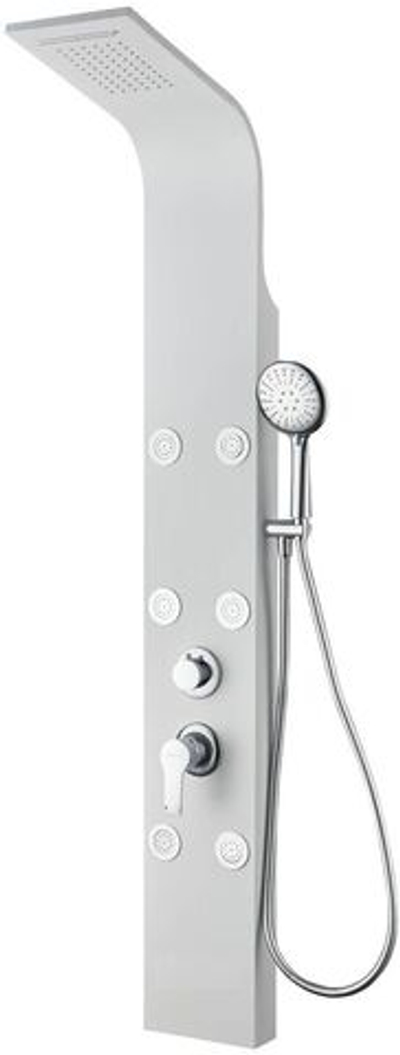 Душевая панель Galaxy White с гидромассажем