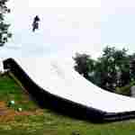 Надувная подушка-склон «AirSlope» для байк-трюков и прыжков, 7×4×2,5 м