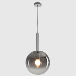 Светильник подвесной Crystal Lux ECLIPSE SP1 D200 CHROME