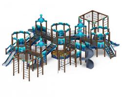 Детский игровой комплекс Морской ДИК 2.17.08-01 H=1200 H=2000