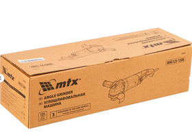 Машина шлифовальная угловая MAG125-1200, 1200 Вт, 125 мм, 12000 об/мин MTX
