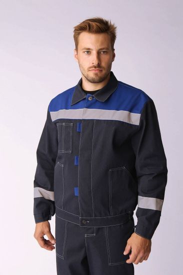 Костюм "Липецк" полукомбинезон (т.синий/василек)