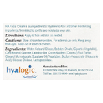 Hyalogic, крем для лица с гиалуроновой кислотой, без отдушки, 56,7 г (2 унции)