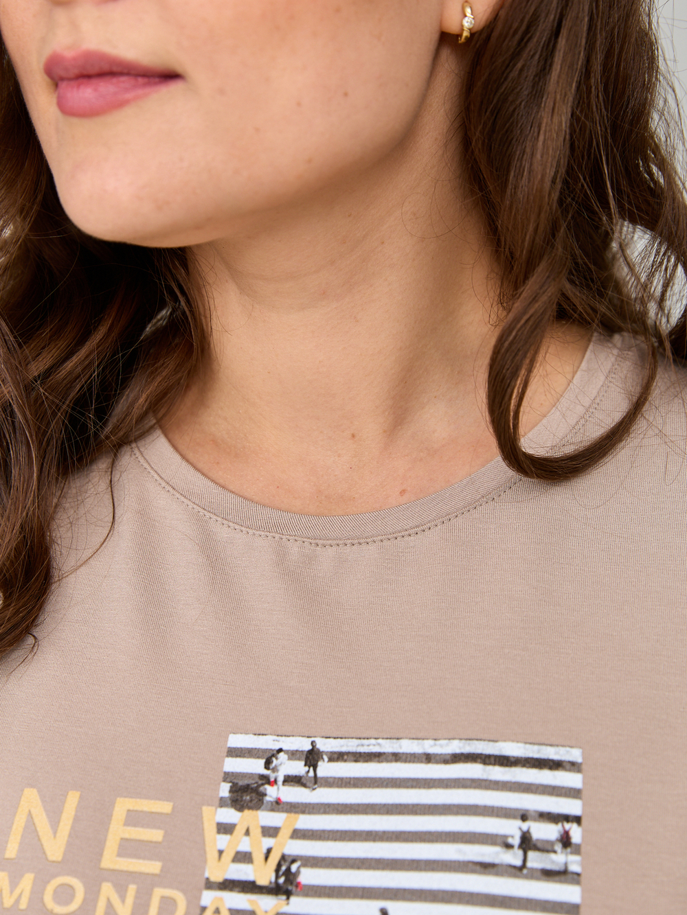 Футболка Фв-107/бежевый-город