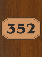 номер на дверь гравировка