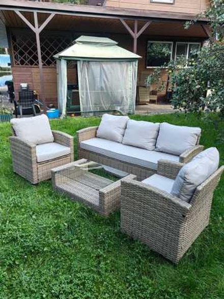 Комплект мебели из искусственного ротанга Сантьяго Terrace Set Greige
