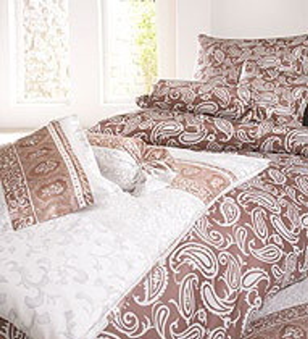 Наволочка 40x15 Elegante Vesto коричневая Германия