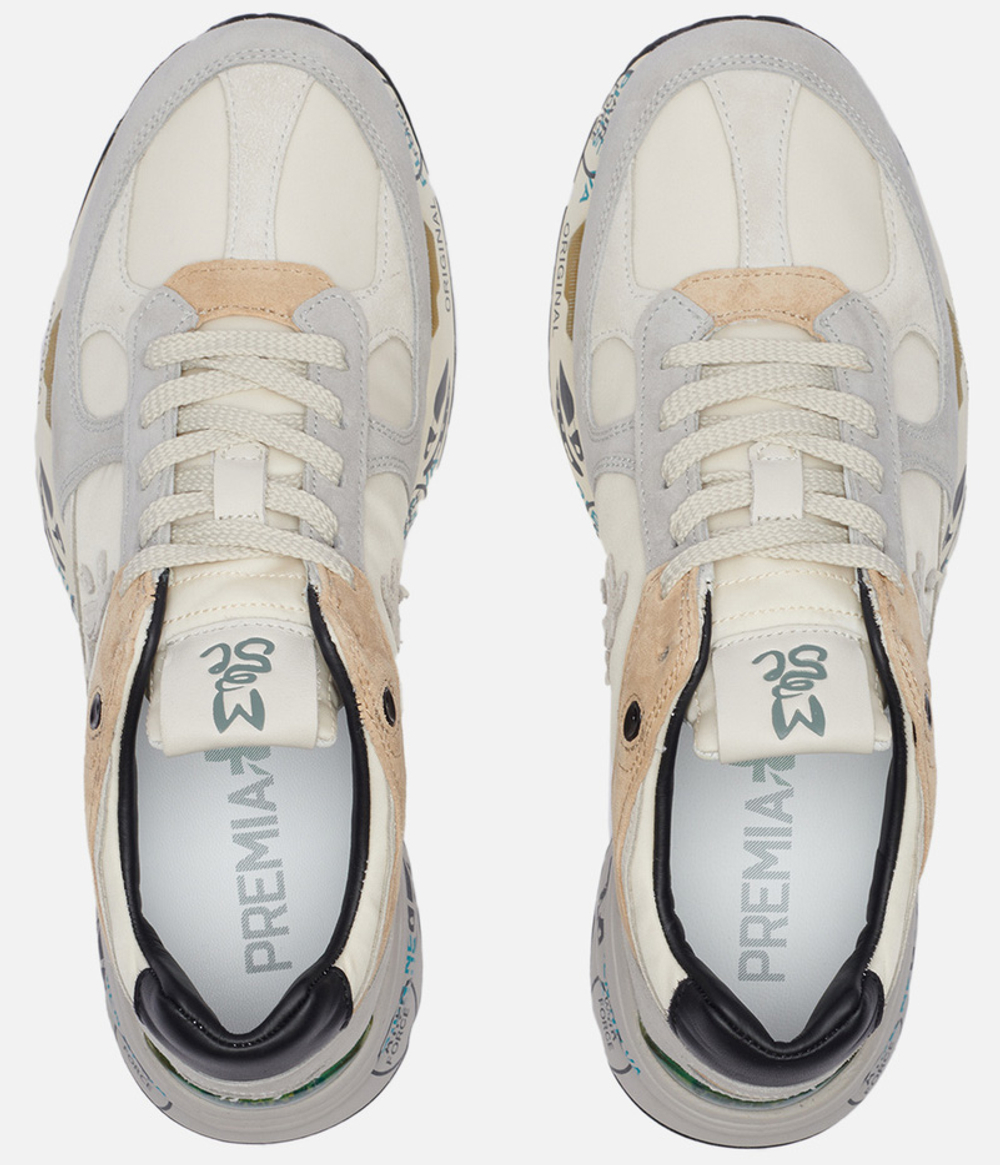 Premiata Mase 5490 Серые с бежевым