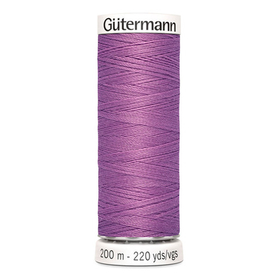 01 Нить Sew-All 100/200 м для всех материалов, 100% полиэстер Gutermann 748277 (716 сиренево-розовый)