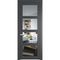 Межкомнатная дверь эмаль Profil Doors 2.4.2PD графит остеклённая