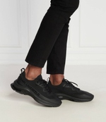 Кожаные кроссовки lux finesse Karl Lagerfeld - черный(KL53121)