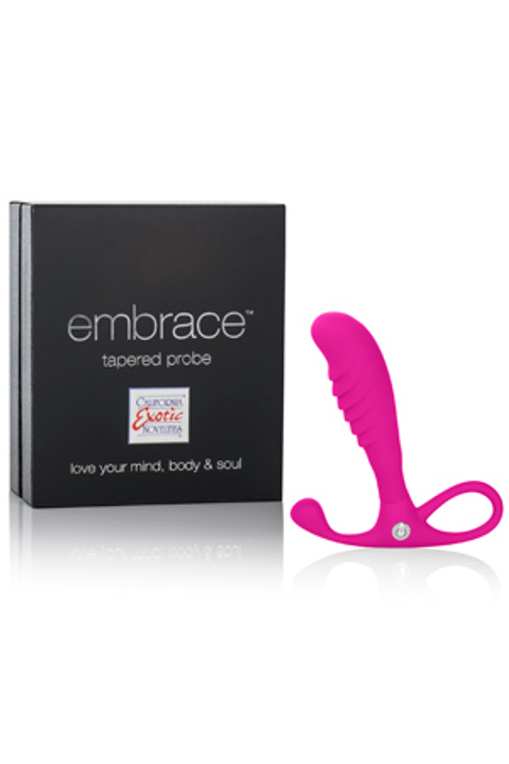 Перезаряжаемый стимулятор простаты Embrace Tapered Probe, розовый