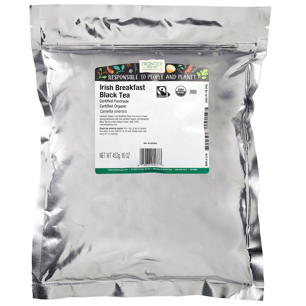 Frontier Co-op, Organic Irish Breakfast Black Tea, 16 oz (453 g)