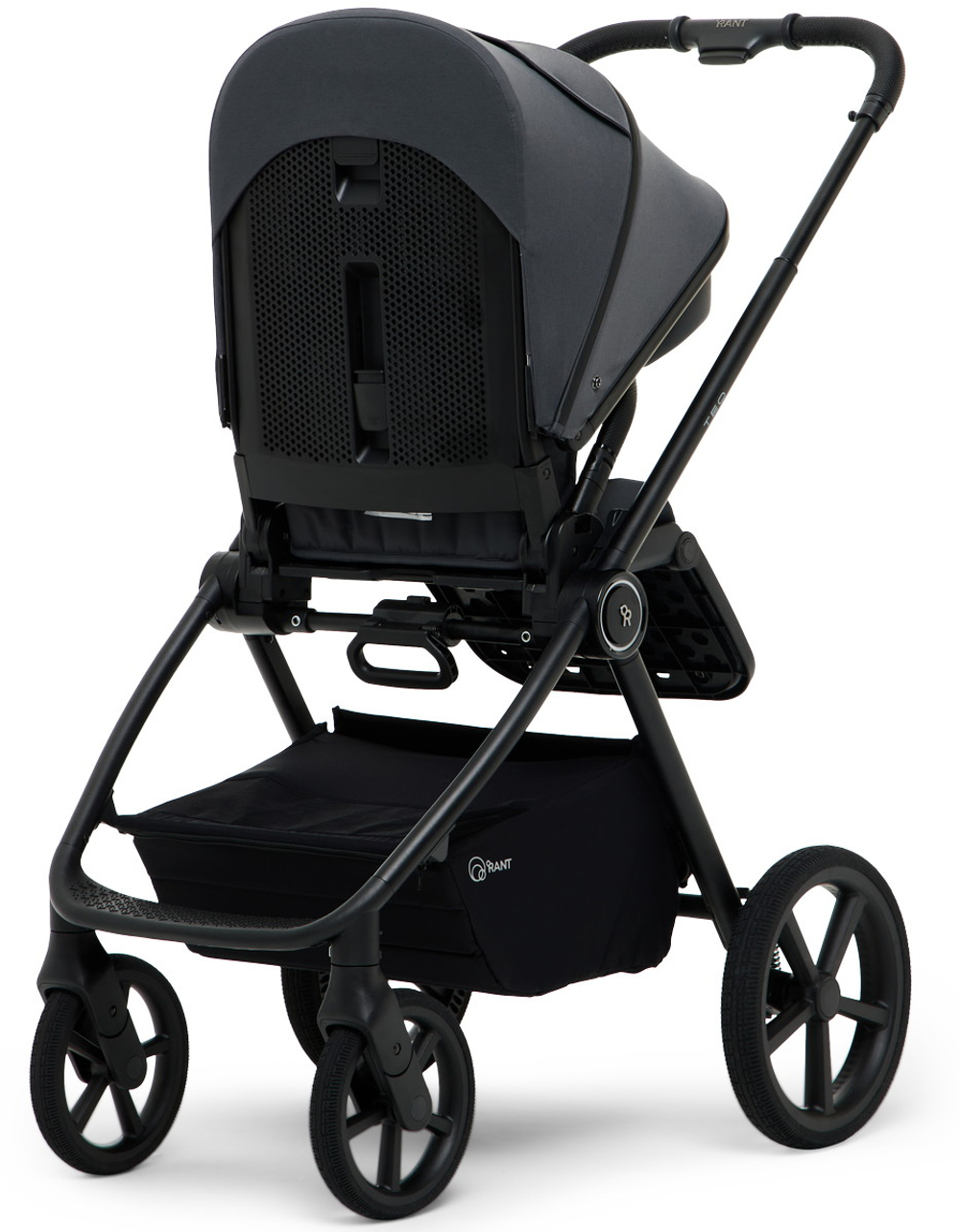 Детская коляска Rant Teo Soft 3 в 1 с автокреслом Evomax Black Graphite