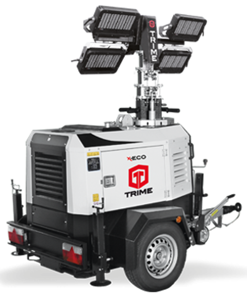 Мобильная мачта освещения TRIME X-ECO 4X320W 48V LED (9м) светодиодная