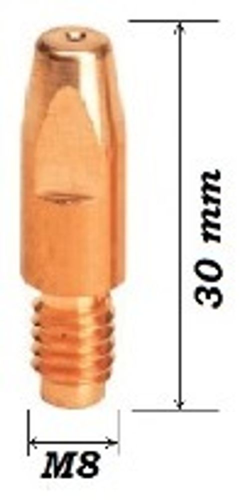 Наконечник циркониевый Cu-Cr-Zr 10хМ8х30х1,2