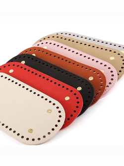 Донышко для сумки и корзинки (овал 10 *22 см, цвет светло-бежевый)/ основание для вязаных крючком сумок