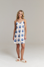 Шелковая комбинация мини