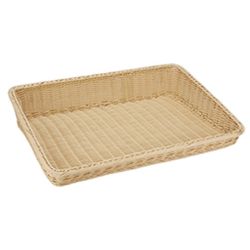 Корзина для хлеба и выкладки 60*45 см h12 см плетеная ротанг бежевая SUNNEX