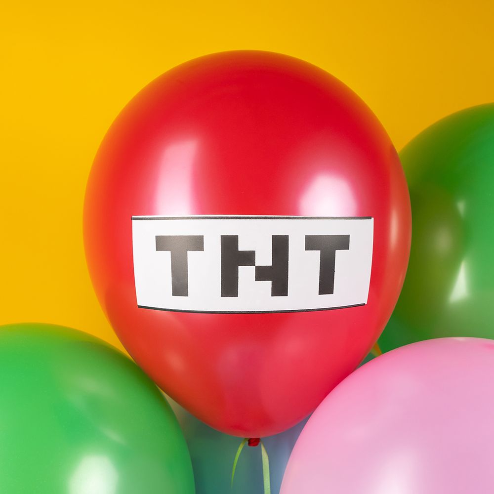 Шар (12''/30 см) Пиксели, TNT, Ассорти, пастель, 2 ст, 25 шт.