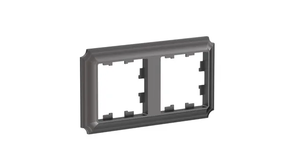 Рамка 2-м AtlasDesign Antique универс. мокко SE ATN100602
