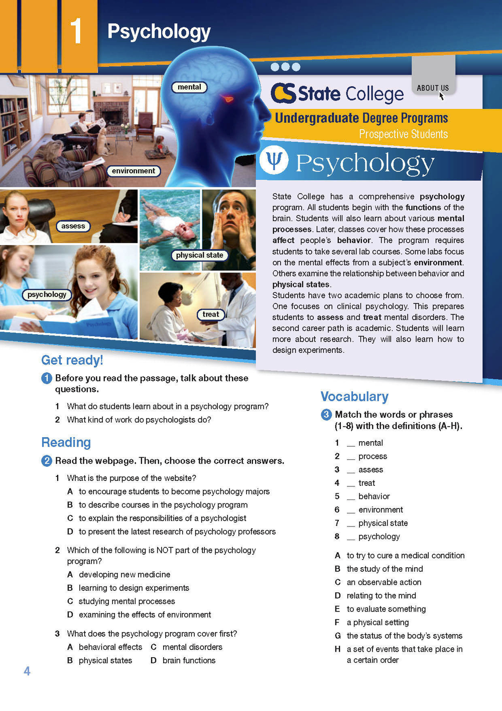 PSYCHOLOGY Student's Book with DigiBooks Application (Includes Audio & Video) Психология. Учебник с ссылкой на электронное приложение