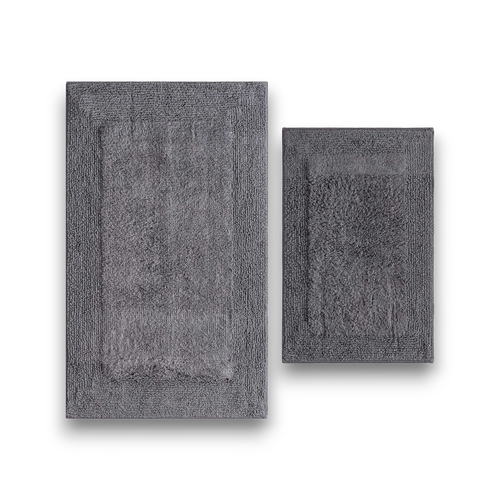 Набор из двух ковриков для ванной Petra | серый