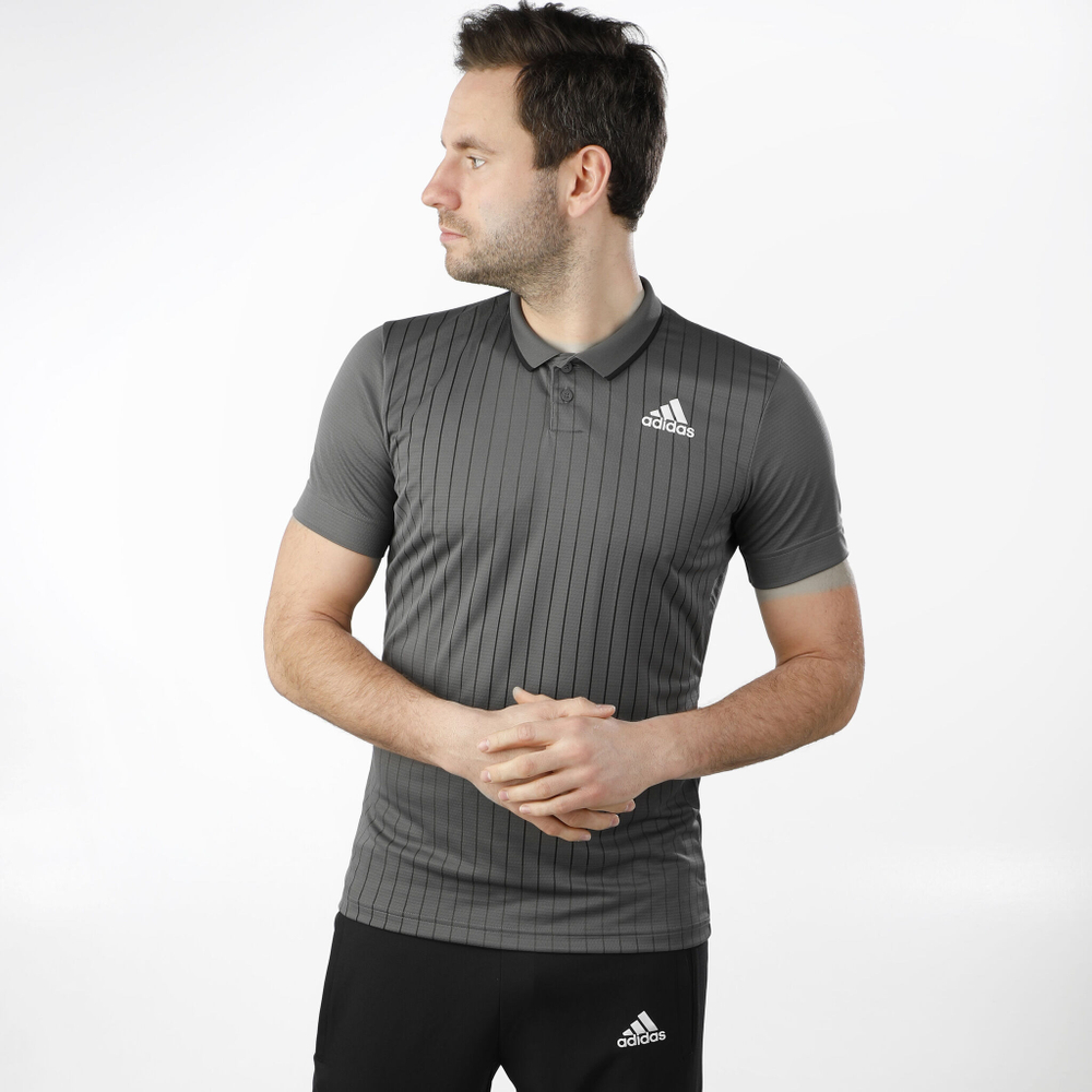 Мужское теннисное поло adidas Melbourne Polo Men - Dark Grey