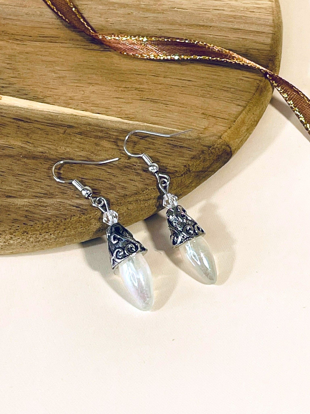 Серьги подвески винтаж