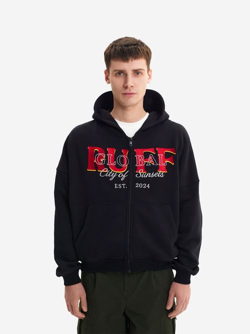 Худи Zip черное