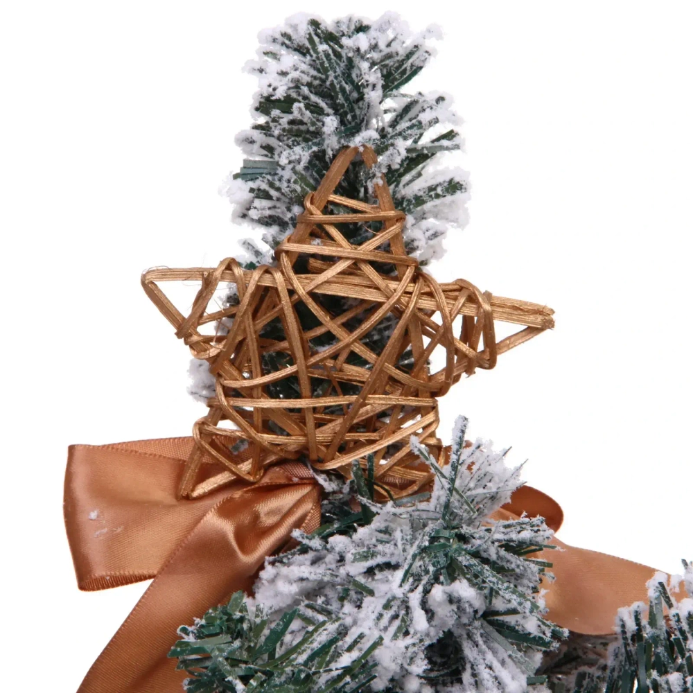 Елка декоративная «Сказка» 60 см, ПВХ с белым напылением (68 веток), Шампань