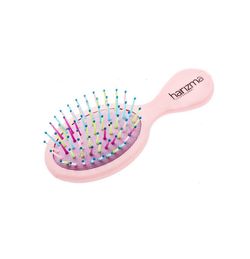 Щетка массажная Harizma Rainbow, малая, розовая (h10640-1205)