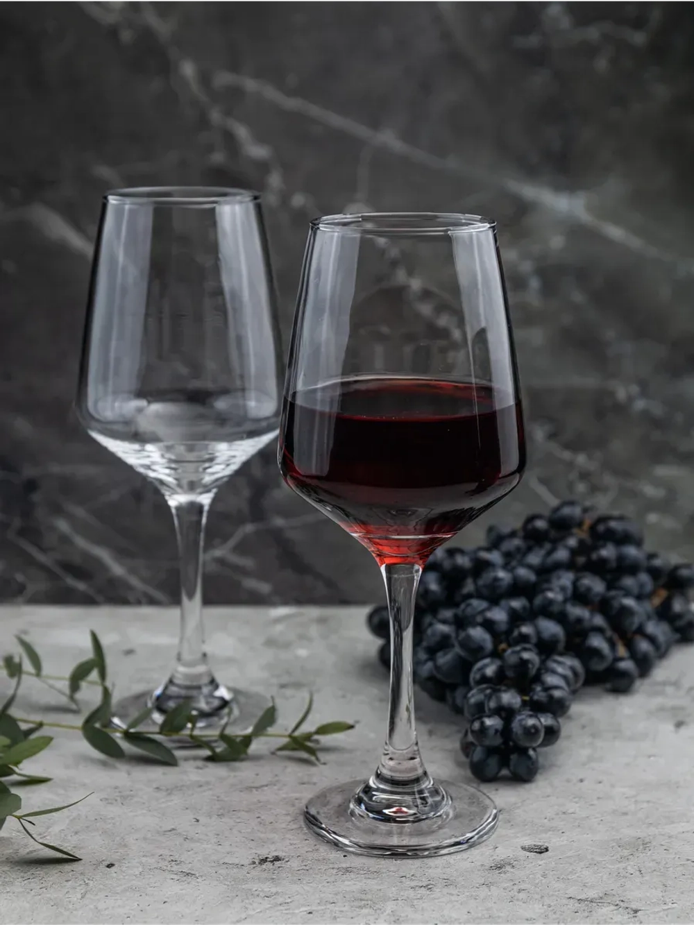 Набор бокалов для вина, 365 мл, 6 шт. прозрачные