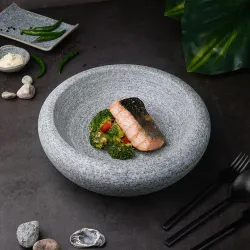 Салатник 1400 мл d 27,5 см h8 см Stone Untouched Taiga P.L. Proff Cuisine [1]