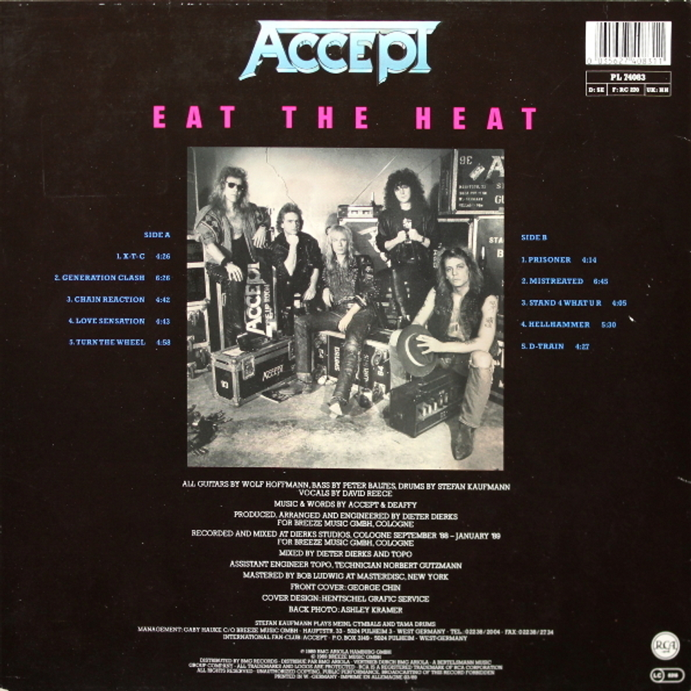 Accept / Eat The Heat (LP)