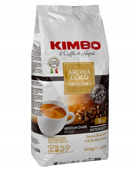 Кофе в зернах Kimbo Aroma Gold 1 кг