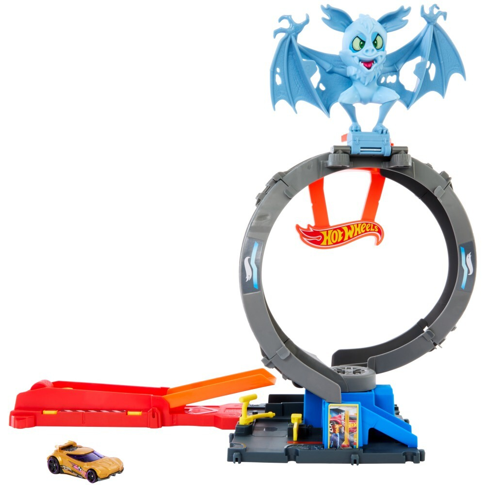 Hot Wheels - Bat Loop Набор с петлей и пусковой установкой + машинка HTN78 / артикул   HTN78  / GTIN 194735195084